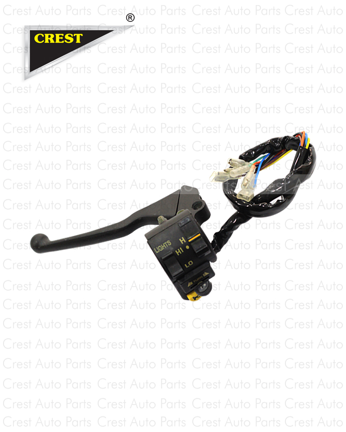 SWITCH ASSEMBLY WITH LEVER CDI70 / CD100 BLACK LEFT SIDE OEM QUALITY (BOX PACK) 93 ONWARDS