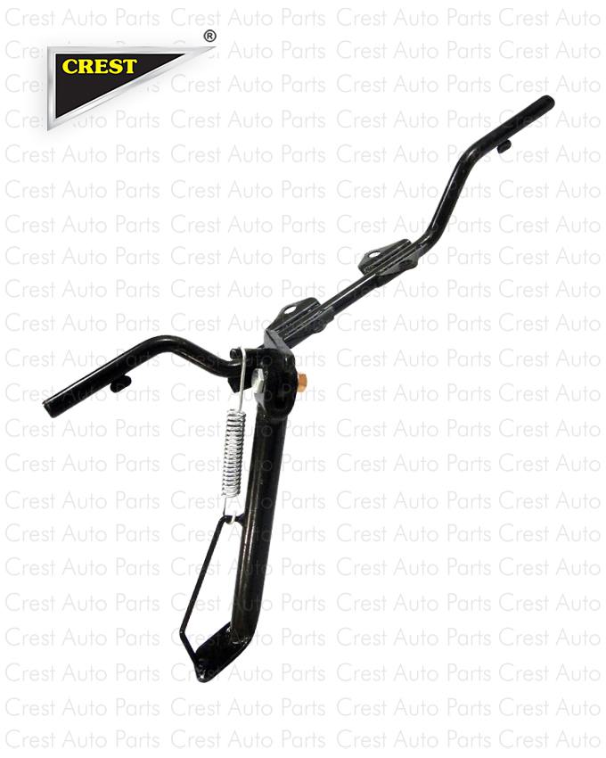 FOOTREST BAR & SIDE STAND WITH SPRING, NUT & BOLT CDI70 / EURO II OEM QUALITY (POUCH PACK) 2013 ONWARDS