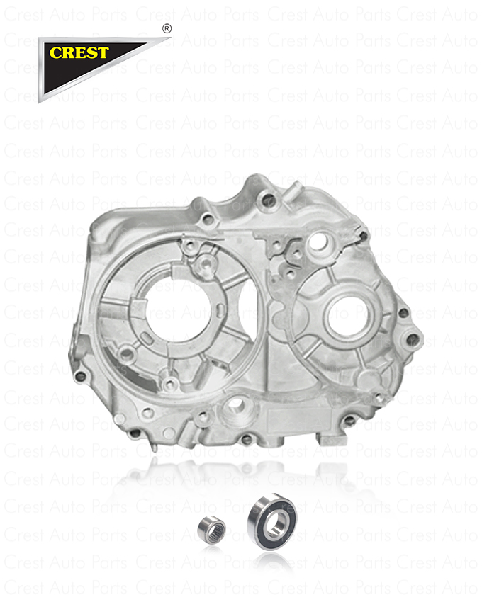 CRANK CASE LEFT WITH ACCESSORIES CDI70 / JH90 OEM QUALITY (EPS BOX PACK) 2003 ONWARDS