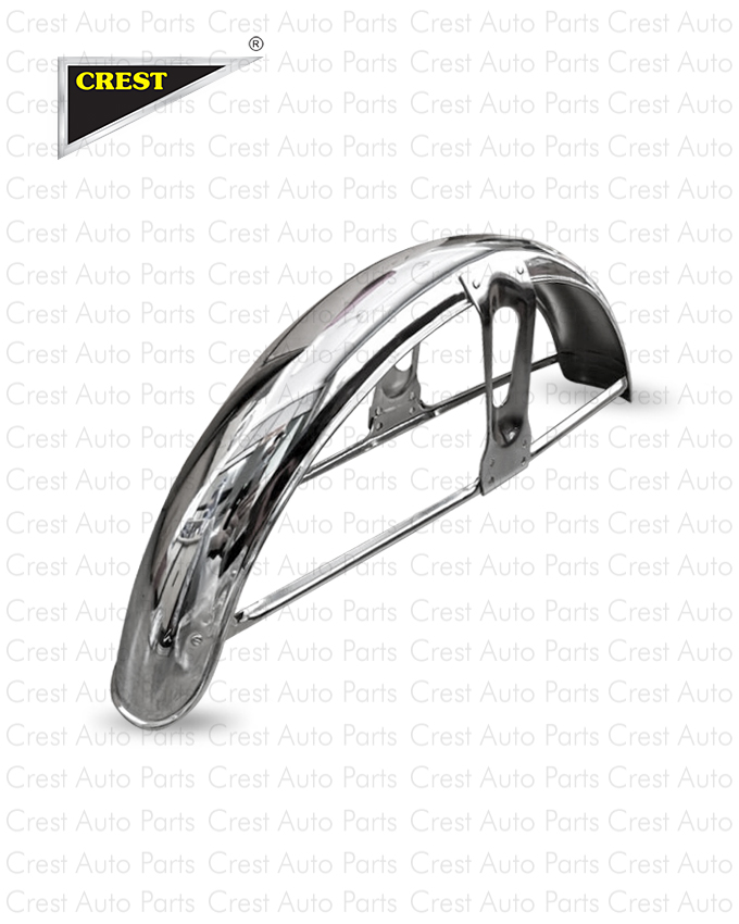 MUDGUARD CDI125 FRONT CHROME OEM QUALITY (POUCH PACK) 93 ONWARDS