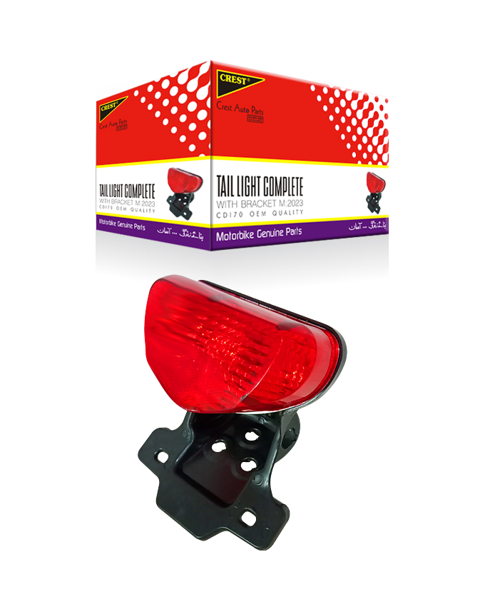 TAIL LIGHT WITH BRACKET CDI70 MODEL: 2023 OEM QUALITY (BOX PACK)