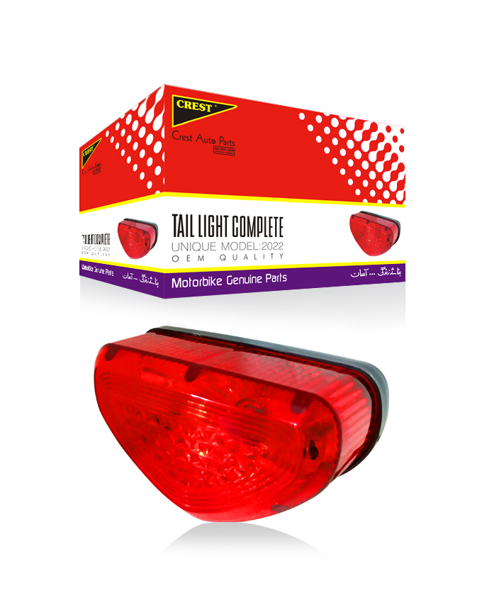 TAIL LIGHT COMPLETE UNIQUE CDI70 MODEL: 2022 OEM QUALITY (BOX PACK)