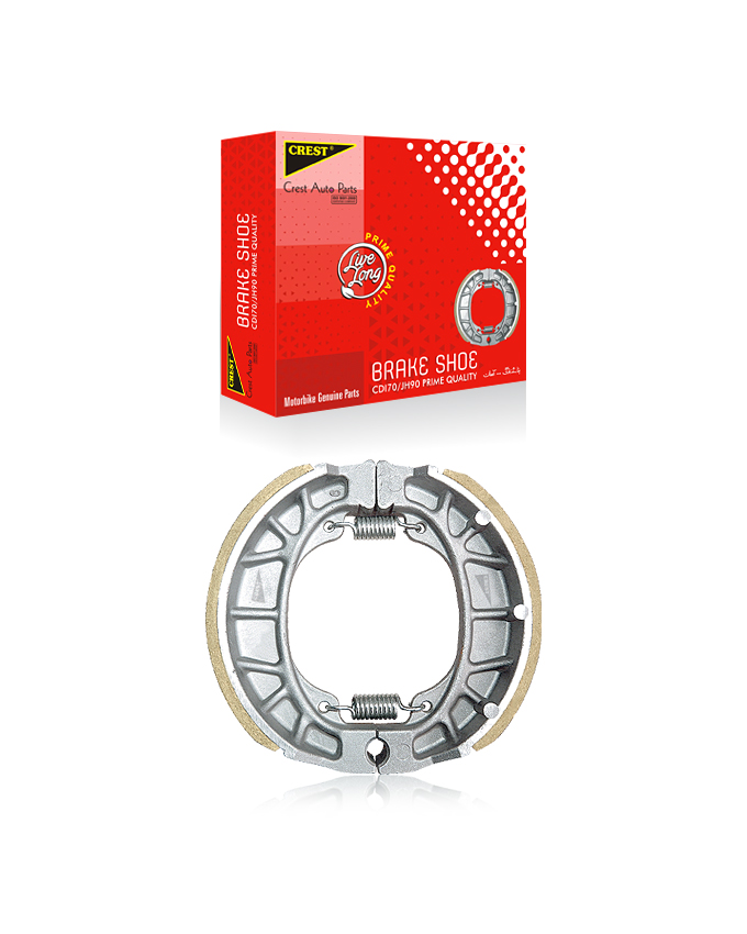 BRAKE SHOE CDI70/JH90 PRIME QUALITY (BOX PACK)