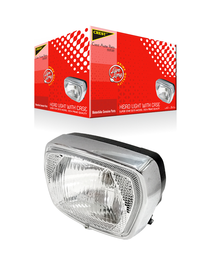 HEAD LIGHT WITH CASE SUPER STAR MODEL: 2024 PRIME QUALITY (BOX PACK)