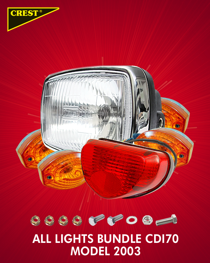 ALL LIGHTS BUNDLE CDI70 2003 MODEL